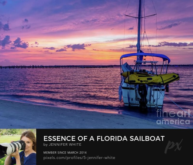 As the sun drops below the horizon, Santa Rosa Sound in Navarre Beach, Florida, transforms into a breathtaking canvas of bold colors. The magic hour paints the sky in a symphony of deep blues, radiant purples, vibrant pinks, and fiery oranges, each hue blending seamlessly into the next.
https://5-jennifer-white.pixels.com/featured/essence-of-a-florida-sailboat-sunset-jennifer-white.html
#buyintoart #fineart #photography #nautical #florida