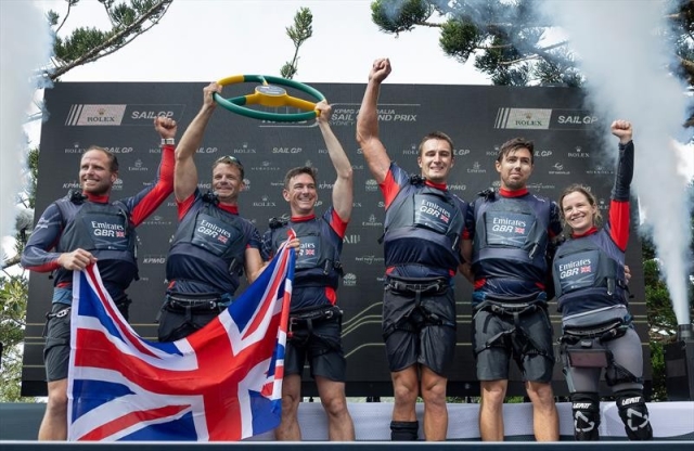 Emirates GBR's Dylan Fletcher seals triumphant SailGP return