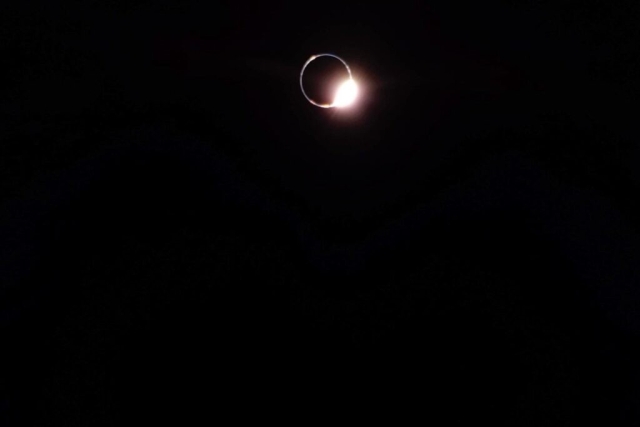 Lunar Lander Photographs a ‘Diamond Ring’ During Solar Eclipse on the Moon