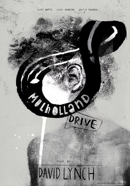 Surreal poster of 'Mulholland Drive'