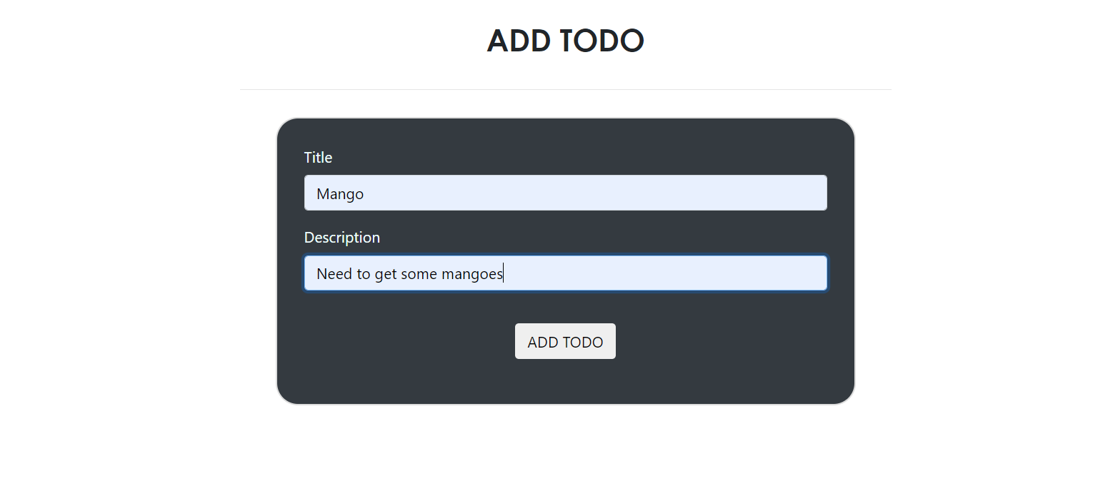 Add Todo-2
