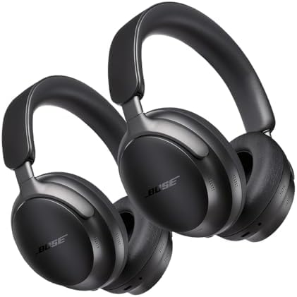 Bose QuietComfort Ultra Wireless Noise Cancelling Headphones - Pair (Black)